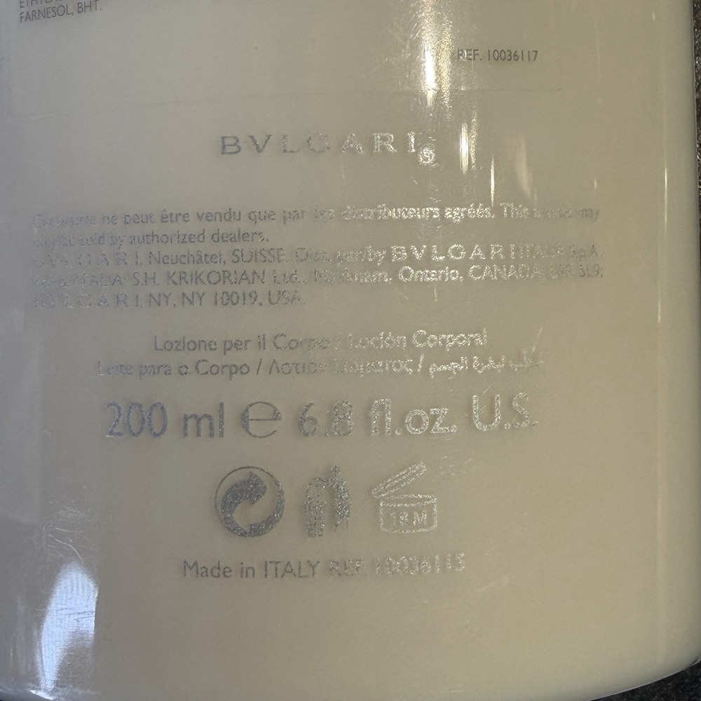 Bvlgari Eau Parfumee Au The Bleu Body Lotion 6.8 oz Discontinued HTF - Picture 5 of 7